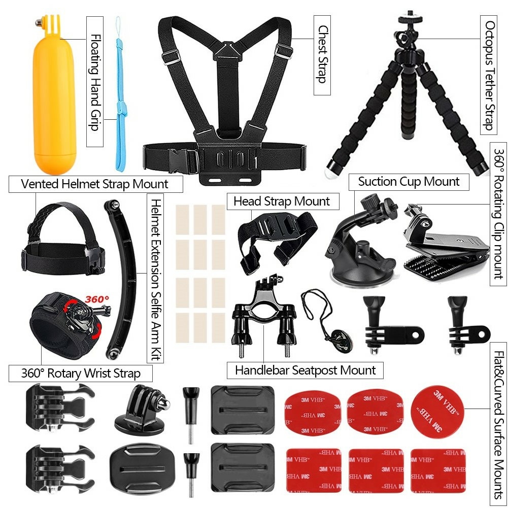 AKASO Outdoor Sports Action Camera Accessories Kit 14 in 1 – AKASO Support  Customer Portal